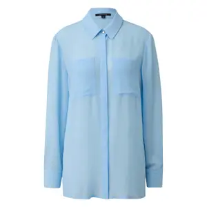 Women's Long Sleeve Shirt with Button Placket COMMA image-0