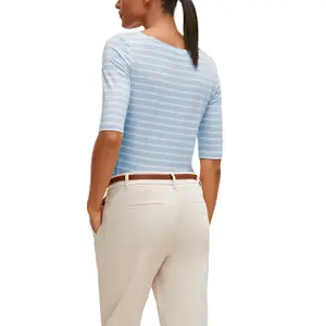 Women's Fitted Striped T-Shirt COMMA image-1