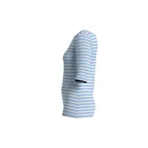 Women's Fitted Striped T-Shirt COMMA image-6