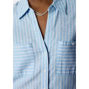 Women's long sleeve linen shirt COMMA image-3