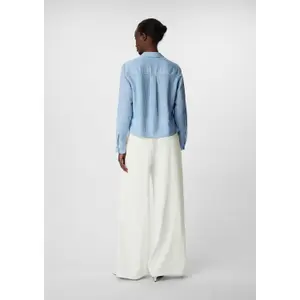 Women's long sleeve linen shirt COMMA image-4