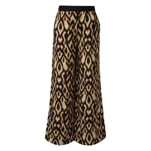 Womens Viscose Palazzo Trousers COMMA image-0