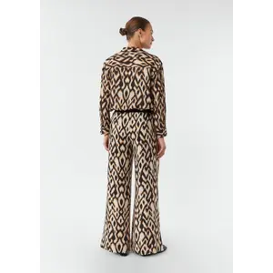 Womens Viscose Palazzo Trousers COMMA image-4