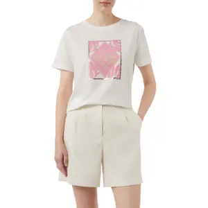 Women's Front Print Jersey T-shirt COMMA image-2