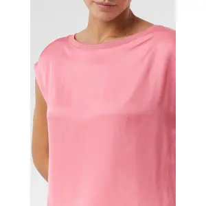 Women's Dropped Shoulder Viscose T-Shirt COMMA image-3