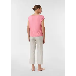 Women's Dropped Shoulder Viscose T-Shirt COMMA image-4