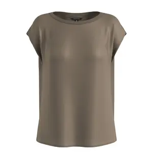 Women's Dropped Shoulder Viscose T-Shirt COMMA image-0