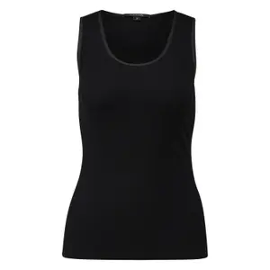 Slim Fit Ribbed Fabric Vest Women COMMA image-0