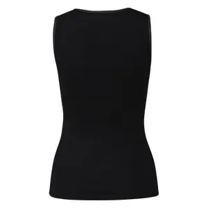 Slim Fit Ribbed Fabric Vest Women COMMA image-1