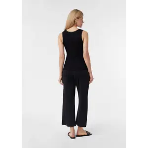 Slim Fit Ribbed Fabric Vest Women COMMA image-4