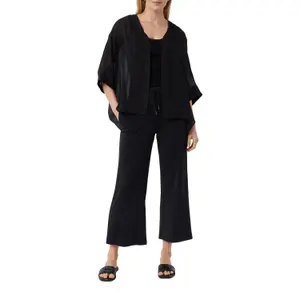 Slim Fit Ribbed Fabric Vest Women COMMA image-6