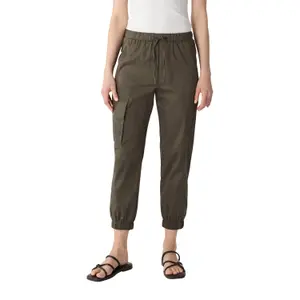 Women's Poplin Cargo Trousers COMMA image-2