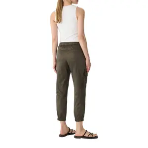 Women's Poplin Cargo Trousers COMMA image-5