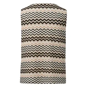 Women's Zigzag Mesh Pattern Tank Top COMMA image-1