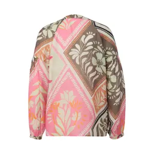Women's Long Sleeve All Over Print Shirt COMMA image-1