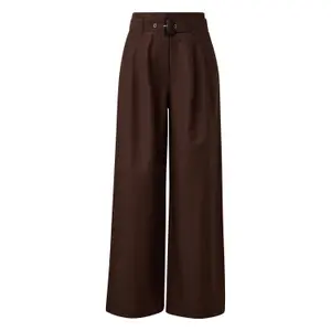 Women's Linen Wide Leg Trousers COMMA Füsun Lindner image-0