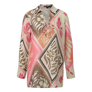 Fluid Long Sleeve Viscose Blouse Women's COMMA image-0