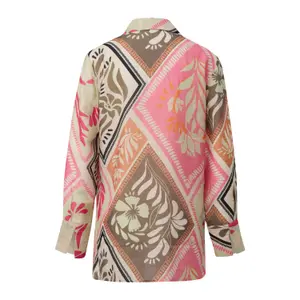 Fluid Long Sleeve Viscose Blouse Women's COMMA image-1