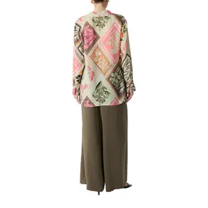 Fluid Long Sleeve Viscose Blouse Women's COMMA image-5