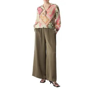 Fluid Long Sleeve Viscose Blouse Women's COMMA image-6