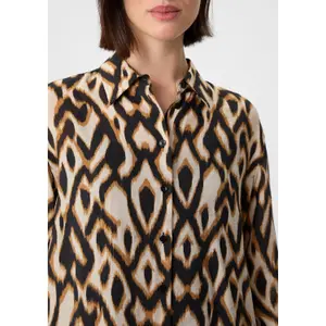 Women's Long Sleeve Ramie Shirt COMMA image-3