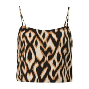 Smocked and Printed Women's Tank Top COMMA 1 image-0