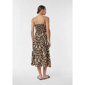 Smocked and Printed Women's Tank Top COMMA 1 image-4