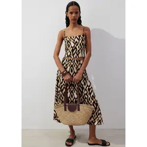 Smocked and Printed Women's Tank Top COMMA 1 image-6