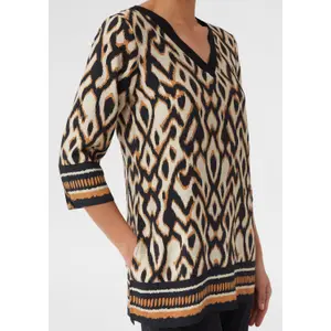 Women's 3/4 Sleeve Printed Tunic COMMA image-3