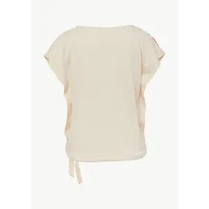 Women's Relaxed Fit Ruffled Sleeve T-Shirt COMMA image-2