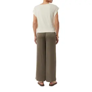 Women's Relaxed Fit Ruffled Sleeve T-Shirt COMMA image-3