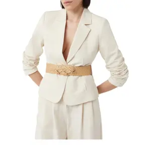 Ladies Woven Effect Elastic Belt COMMA image-5