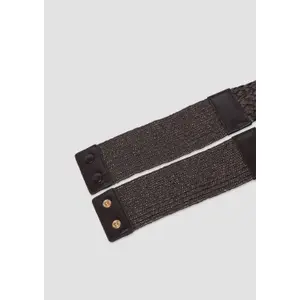 Ladies Woven Effect Elastic Belt COMMA image-2
