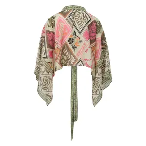 Women’s Muslin Poncho COMMA image-1