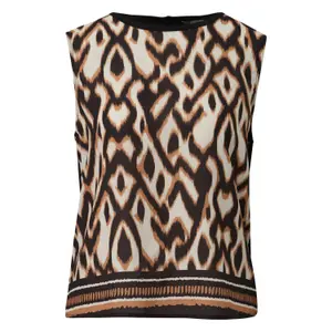 Women's all-over print tank top COMMA image-0