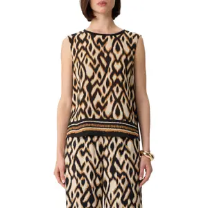 Women's all-over print tank top COMMA image-2