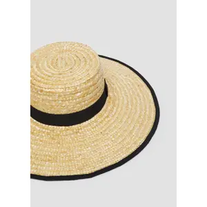 Fine Straw Sun Hat for Women COMMA image-2