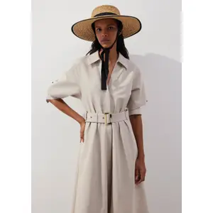 Fine Straw Sun Hat for Women COMMA image-5