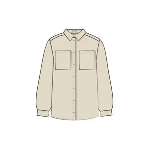 Women's Relaxed Long Sleeve Linen Shirt COMMA image-0