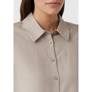 Women's Relaxed Long Sleeve Linen Shirt COMMA image-1