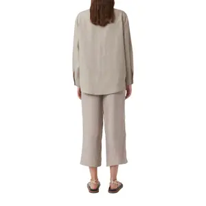Women's Relaxed Long Sleeve Linen Shirt COMMA image-3