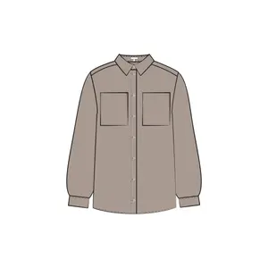 Women's Relaxed Long Sleeve Linen Shirt COMMA image-4