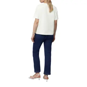 Women’s Front Print Relaxed Fit T-Shirt COMMA image-5