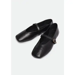 Soft Leather Ballerinas for Women COMMA image-3