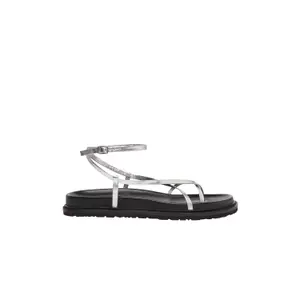 Leather Strappy Sandals Women COMMA image-2