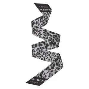 Silk Animal Print Scarf for Women COMMA image-5