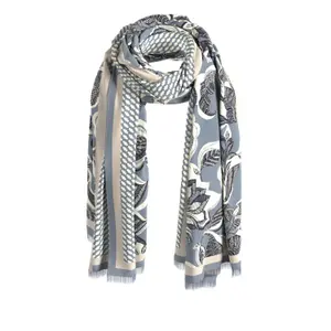 Elegant Look Soft Twill Scarf for Women COMMA image-0