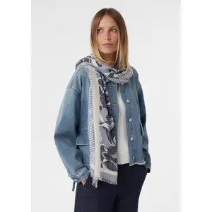 Elegant Look Soft Twill Scarf for Women COMMA image-2