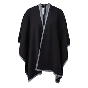 Women's Reversible Knit Poncho COMMA image-0