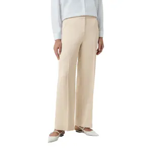 Women's Satin Elasticated Waist Trousers COMMA Marlene image-0
